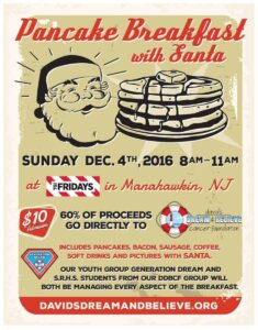 Pancake Breakfast with Santa